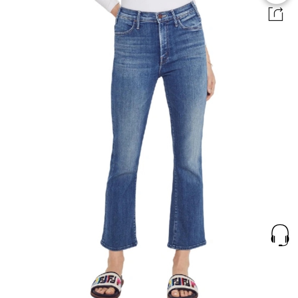 Mother The Hustler Ankle High-rise Jeans In Satisfaction Guaranteed